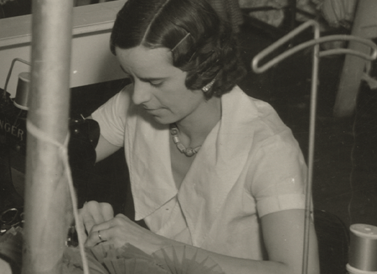 Women working at sewing machines